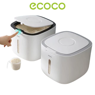 Thùng Đựng Gạo Ecoco Cao Cấp, Chống Thấm Chống Ẩm Chống Mối Mọt, Hàng Chính Hãng