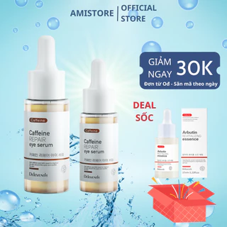 Kem dưỡng mắt giúp phục hồi da mắt, Serum mắt Deleventh caffeine Ceramide giảm quầng thâm và bọng mắt (30ml)