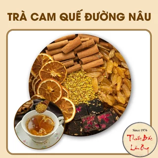 Trà đường nâu cam quế, giảm đau bụng ngày dâu, giữ ấm cơ thể - Lãn Ông