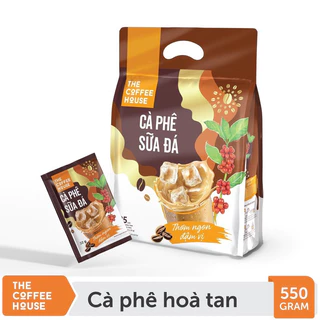 [date Mới/2025] Cà phê sữa đá hòa tan The Coffee House (25 gói x 22g)