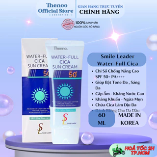 Kem Chống Nắng Dành Cho Da Dầu Smile Leader Xanh Sun Cream 60ml Hàn Quốc