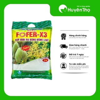 RVAC FOFER X3 (1kg) - Ra Hoa Đồng Loạt, Đậu Nhiều Trái, Trái Nhanh Lớn, To Tròn, Nặng Ký