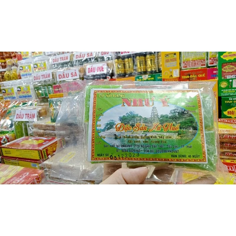 Bánh đậu xanh hương dứa 200g, bánh truyền thống Huế