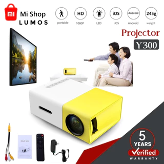 Máy chiếu Y300 cho điện thoại Full HD USB HD HDMI Android Máy chiếu mini cầm tay cho rạp chiếu phim tại nhà