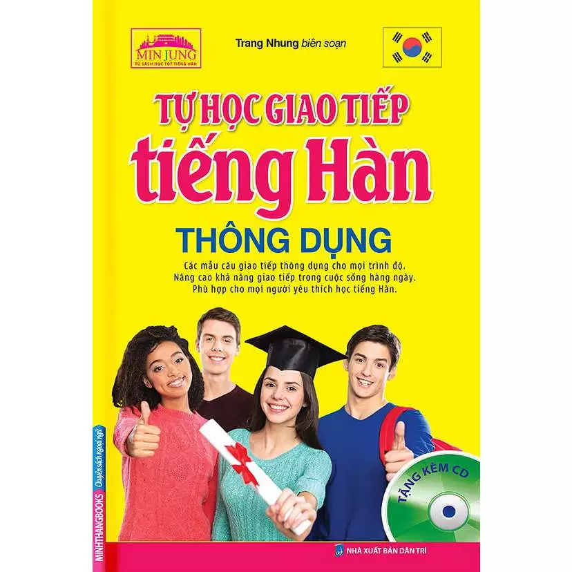 sách - Minjung - Tự học giao tiếp tiếng Hàn thông dụng (bìa mềm)