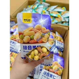 Hạt dinh dưỡng mix hạt và quả khô sấy giòn gói 30g ăn là nghiền Rẻ vô địch hàng mới về date mới