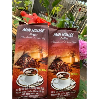 1KG Cà phê rang xay Đặc Biệt nguyên chất Pha Phin đậm vị, mạnh, hậu ngọt -MIN HOUSE COFFEE