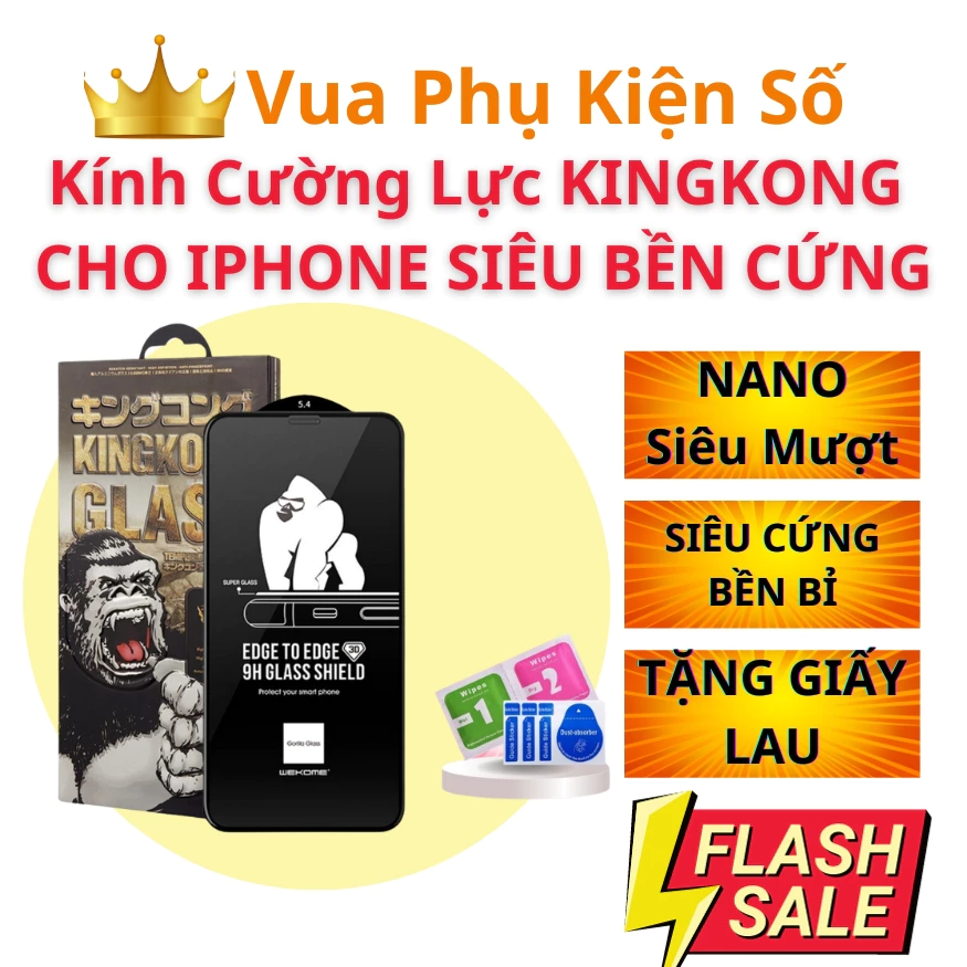 Kính Cường Lực iPhone KK 3D Full Màn 6/7/8/X/XS/XR/11/12/13/14/15/Plus/Pro/Pro Max Chính Hãng