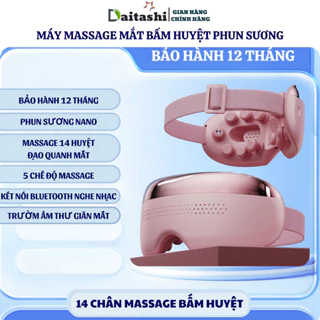 Máy massage mắt DAITASHI mát xa trườm nóng giảm đau mỏi khô mắt kết hợp nhiều chế độ