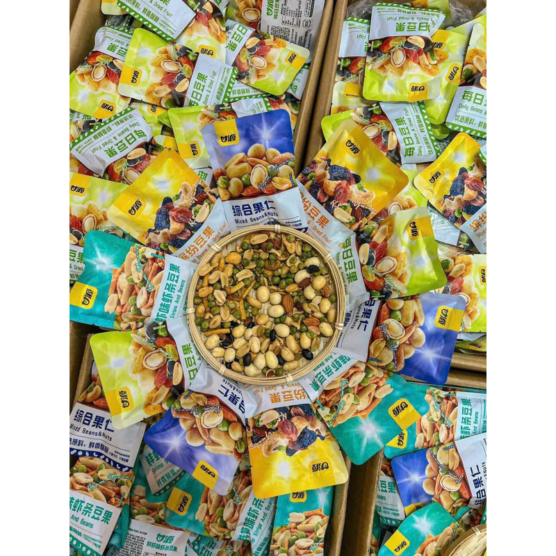 1KG ĐỖ MIX HẠT GIẦU DINH DƯỠNG 30~32gói}