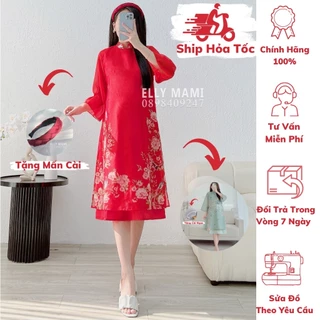 [BEST SELLER] ( 40kg - 95kg ) [ Tặng Mấn Cài ] Đầm Bầu , Suông Cách Tân Form Dễ Mặc Thoải Mái & Sau Sinh Mã 25