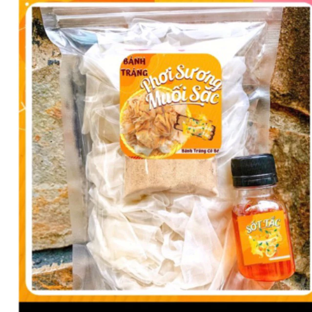 100g bánh tráng sốt tắc muối sặc VIP