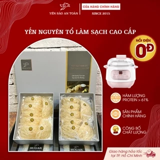 Yến sào Khánh Hoà nguyên chất, dòng Nguyên Tổ làm sạch cao cấp cho trải nghiệm trọn vẹn Yến sào an toàn.