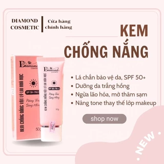 Kem Chống Nắng Vật Lý Hóa Học Diamond Cosmetic 50gr