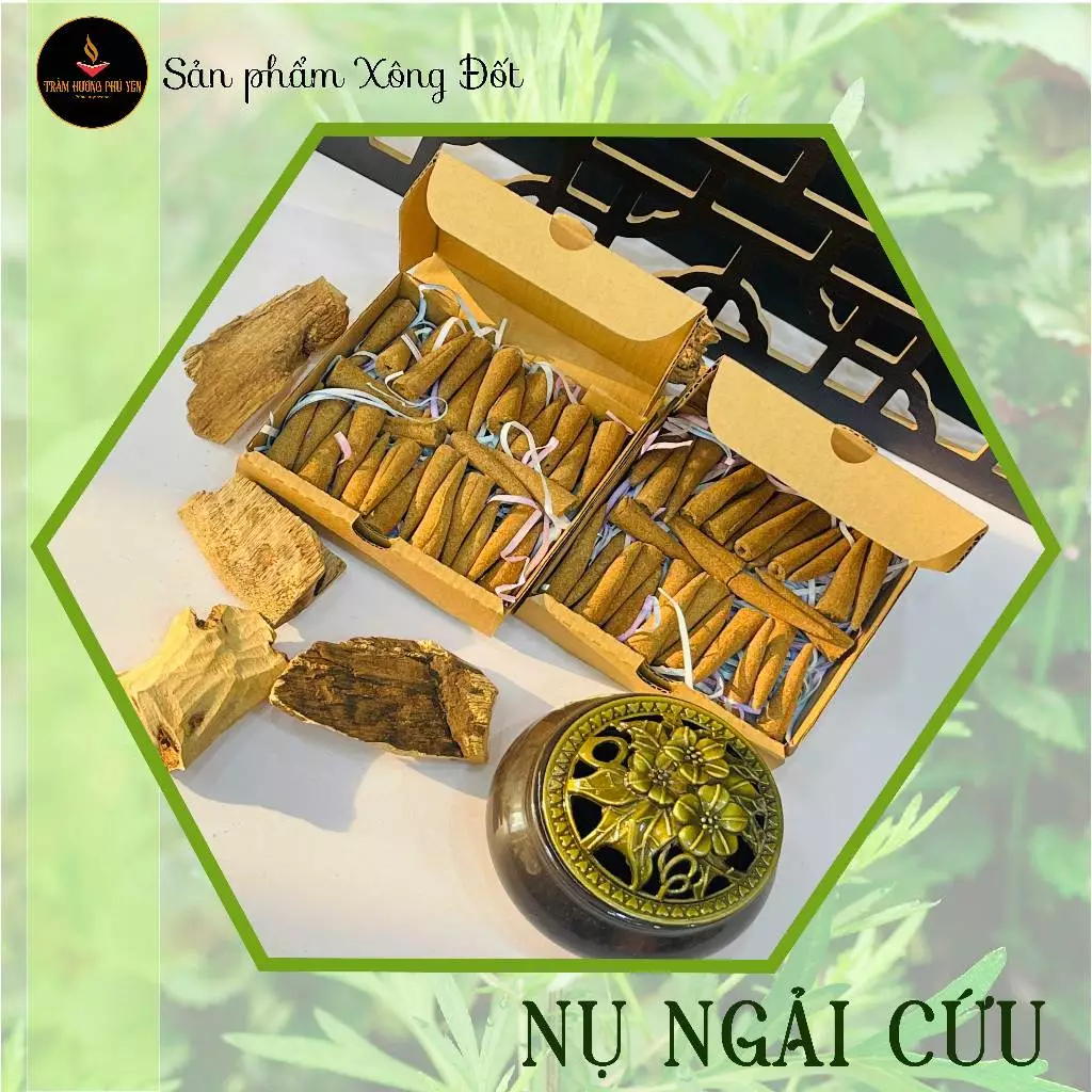 NỤ XÔNG NGẢI CỨU - Nguyên chất và sạch 100% - [Đuổi muỗi côn trùng thu hút tài lộc]