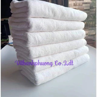 Khăn tắm Cotton Khách sạn, Nhà nghỉ 65x130(260gr), 100% Cotton, không xù lông, thấm hút tốt