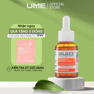 Serum Dưỡng Sáng Da, Mờ Thâm Balance Active Formula Vitamin C Brightening Serum Glow & Radiance 30ml