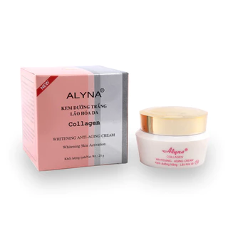 Alyna kem dưỡng trắng lão hóa da collagen 25g