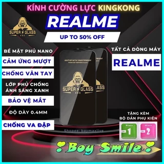 Cường lực Super ESD Realme GT NEO 2 3 GT neo 3T 2T GT Neo 5 SE Q3 Q3 pro Q5 pro X2 pro Q2 dày 0.4mm