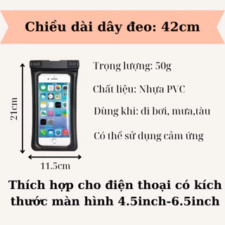 Túi Đựng Điện Thoại Chống Nước Du Lịch Siêu Bền - Dạng Phao Kancer