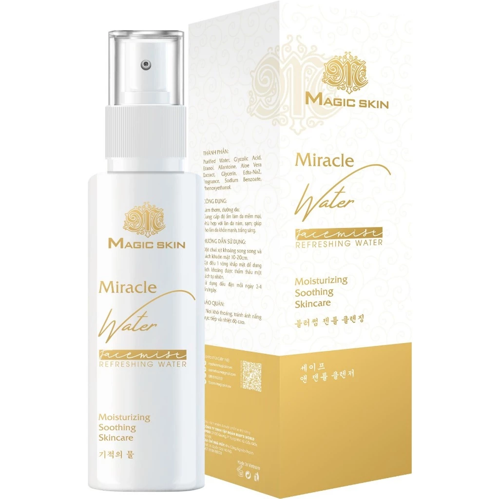 Xịt Khoáng Magic Skin Micracle 160ml Chính Hãng