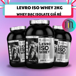 LEVRO ISO WHEY - DÒNG WHEY TINH KHIẾT HỖ TRỢ TĂNG CƠ GIẢM MỠ - HỘP 2KG ( 66 LẦN DÙNG )