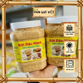 Bột đậu nành rang tay 500g nguyên chất nhà làm