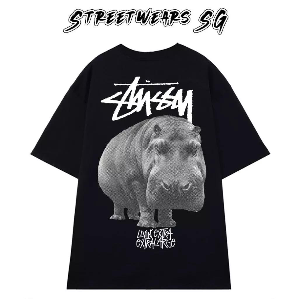 Áo thun STU.SSY BIG HIPPO TEE - Streetwears SG