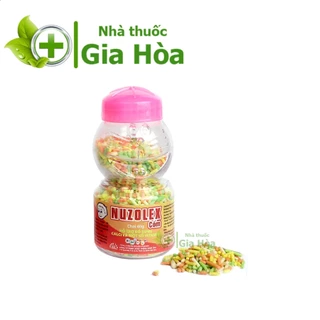 Cốm bổ trẻ em Nuzolex bổ sung Calci, vitamin cho bé và người trưởng thành thiếu hụt Canxi, vitamin [Kẹo cốm Đô rê mon]