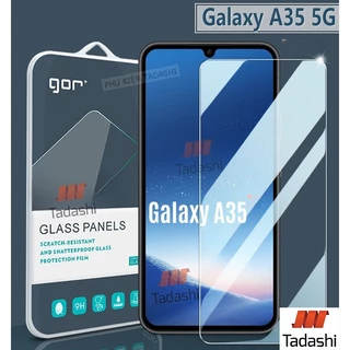 Kính Cường Lực Gor Samsung A35 5G/ A34/ A33 5G, Galaxy A32/ A32 5G Trong Suốt Không Viền Đen 9H/ Vát 2.5D - Hãng GOR