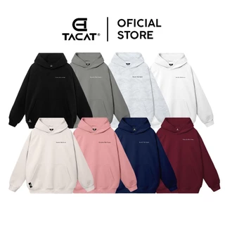 Áo Hoodie Nỉ Bông In Chữ Tacat Form Rộng Nam Nữ Unisex Mẫu Hot 2023