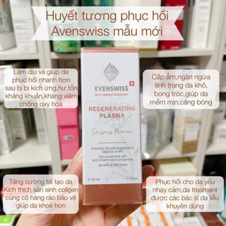 (tang kem x5)50ml - Huyết tương phục hồi da Evenswiss regenerating plasma tái tạo làm dịu trẻ hoá da.