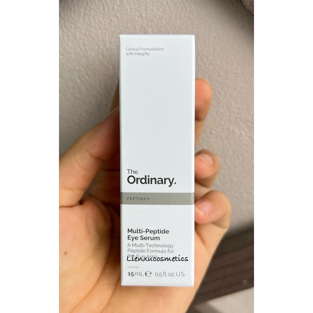 [Made in Canada] Serum giảm quầng thâm, bọng mắt, nếp nhăn cho mắt The ordinary multi-peptide eye serum, 15mL