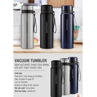 Giảm 52%  Bình giữ nhiệt LocknLock Vacuum Bottle LHC6180 dung tích 800ml Bao chất lượng.