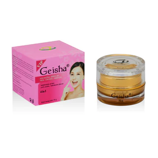 (Hàng giảm giá HSD: 18/01/2025) Geisha kem dưỡng trắng da - mụn - lão hóa - nhăn da 4in1 VIP 30g