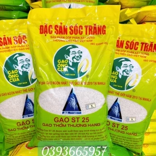 Gạo ST25 Ông Cua 5KG Chính Hãng 100%