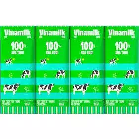 Vinamilk có đường 4x180ml (lốc)