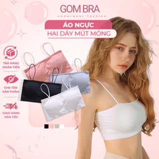 Áo lót bra mút mềm mỏng Gom Bra, chất liệu cotton mềm mịn, áo lót không gọng gân tăm, nâng ngực tự nhiên  - SA-809