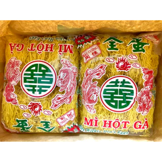 (HÀNG SẴN-DATE MỚI) Mì hột gà cao cấp Châu Cường 500g (Chữ Xanh)