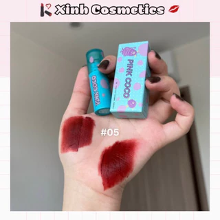 Son kem Pink Coco đốm mềm mịn trang điểm môi mờ lì phù hợp đi chơi đi học hàng nội địa Trung chính hãng