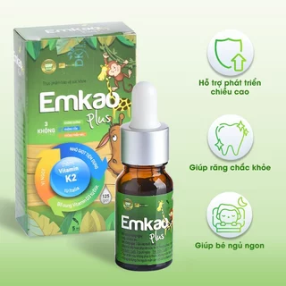 Thực phẩm bảo vệ sức khỏe bổ sung vitamin K2 và D3 DK Pharma Emkao Plus 5ml