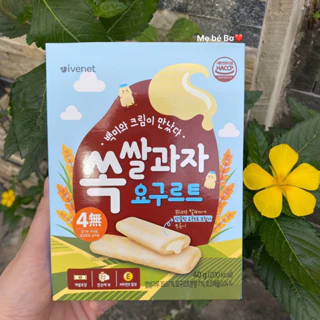 Bánh gạo nhân kem hữu cơ Ivenet Hàn Quốc cho bé từ 9tháng
