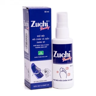 Xịt Khử Mùi chống hôi chân và giày Zuchi Family 50ml