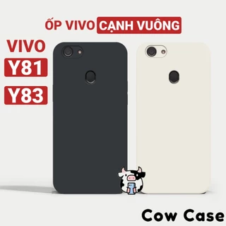 Ốp lưng Vivo Y81, Y83 viền vuông Cowcase | Vỏ điện thoại cặp đôi Vi vo bảo vệ camera toàn diện TRON