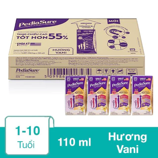 Thùng sữa Pediasure CPP ít đường mẫu mới 100ml, 48 hộp/ thùng