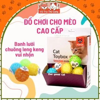 Đồ Chơi Cho Mèo Banh Lưới Chuông Vui Nhộn FOFOS