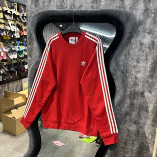 Chính Hãng Áo Sweater Adidas Adicolor 3 sọc Đỏ IM4508