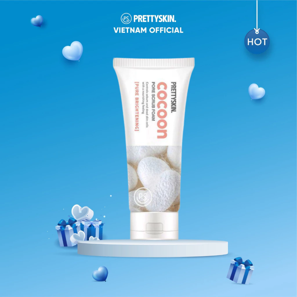 Sữa rửa mặt tẩy da chết cocoon Prettyskin 150ml