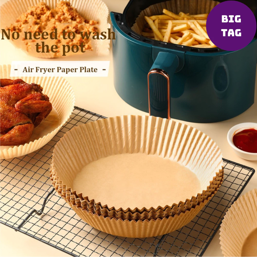 set 50 tờ giấy thấm dầu mỡ dùng 1 lần cho nồi chiên, giấy nến thấm dầu tiện lợi
