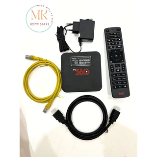 Tivi Box 360 Viettel Android TV mã HP40A cũ chạy rom ATV10 xem truyền hình giải trí bao khoá mạng